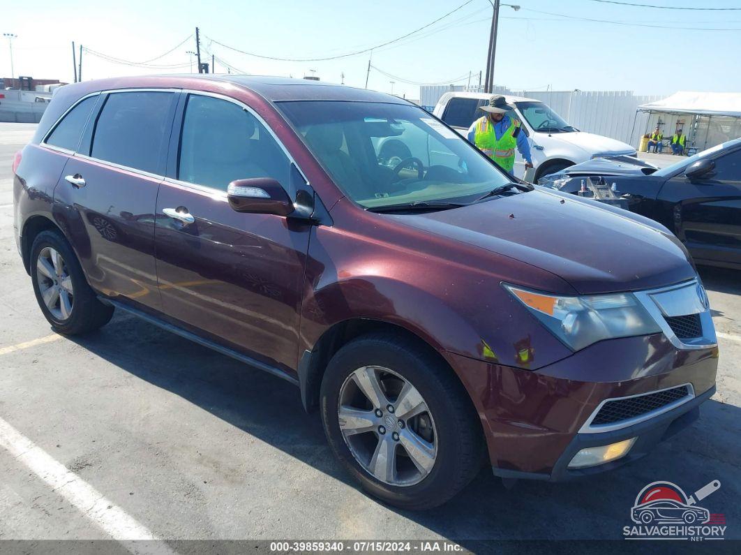 2HNYD2H28AH516817 2010 ACURA MDX photo no. 7