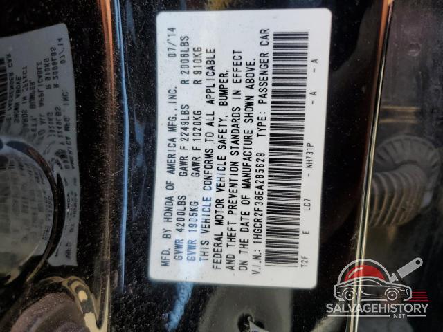 1HGCR2F38EA285629 2014 HONDA ACCORD photo no. 12