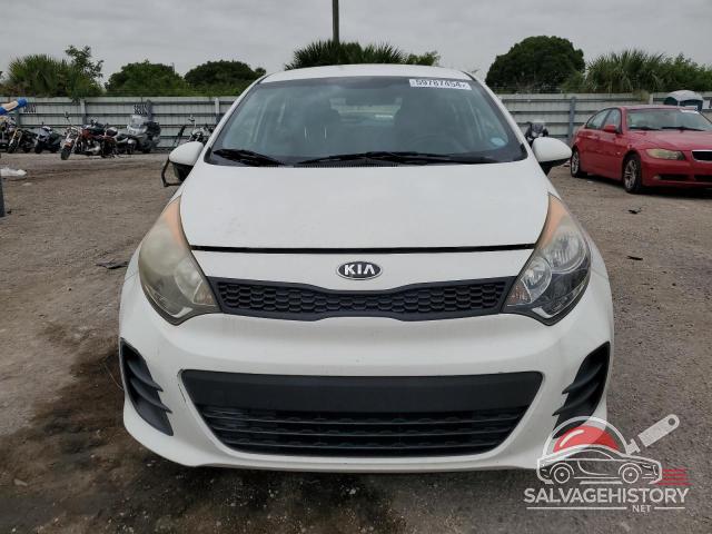 KNADM5A30G6665433 2016 KIA RIO photo no. 5