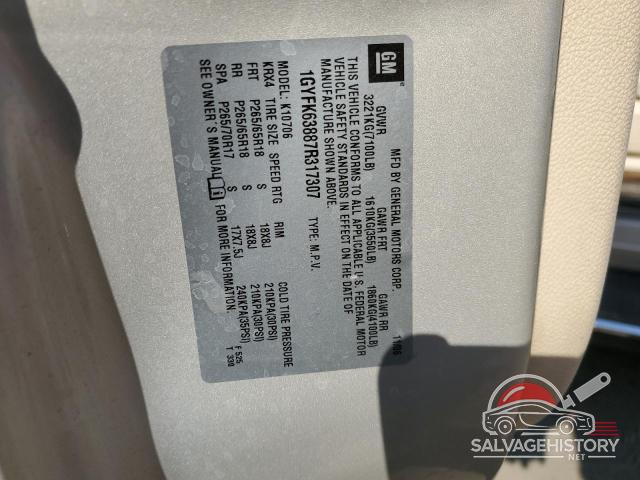 1GYFK63887R317307 2007 CADILLAC ESCALADE photo no. 12