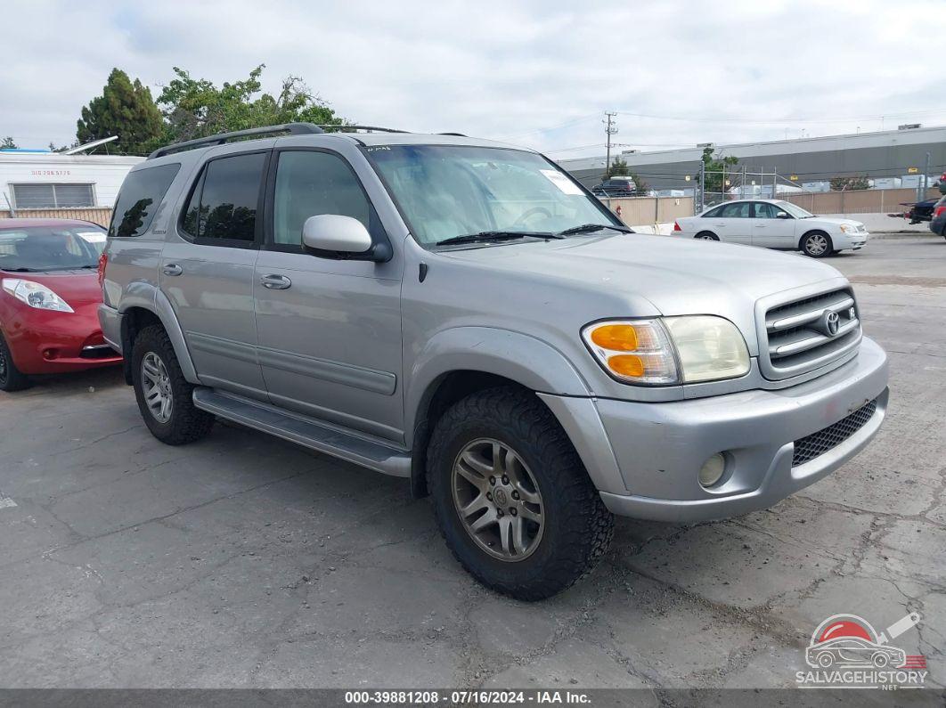 5TDBT48A23S203901 2003 TOYOTA SEQUOIA photo no. 4