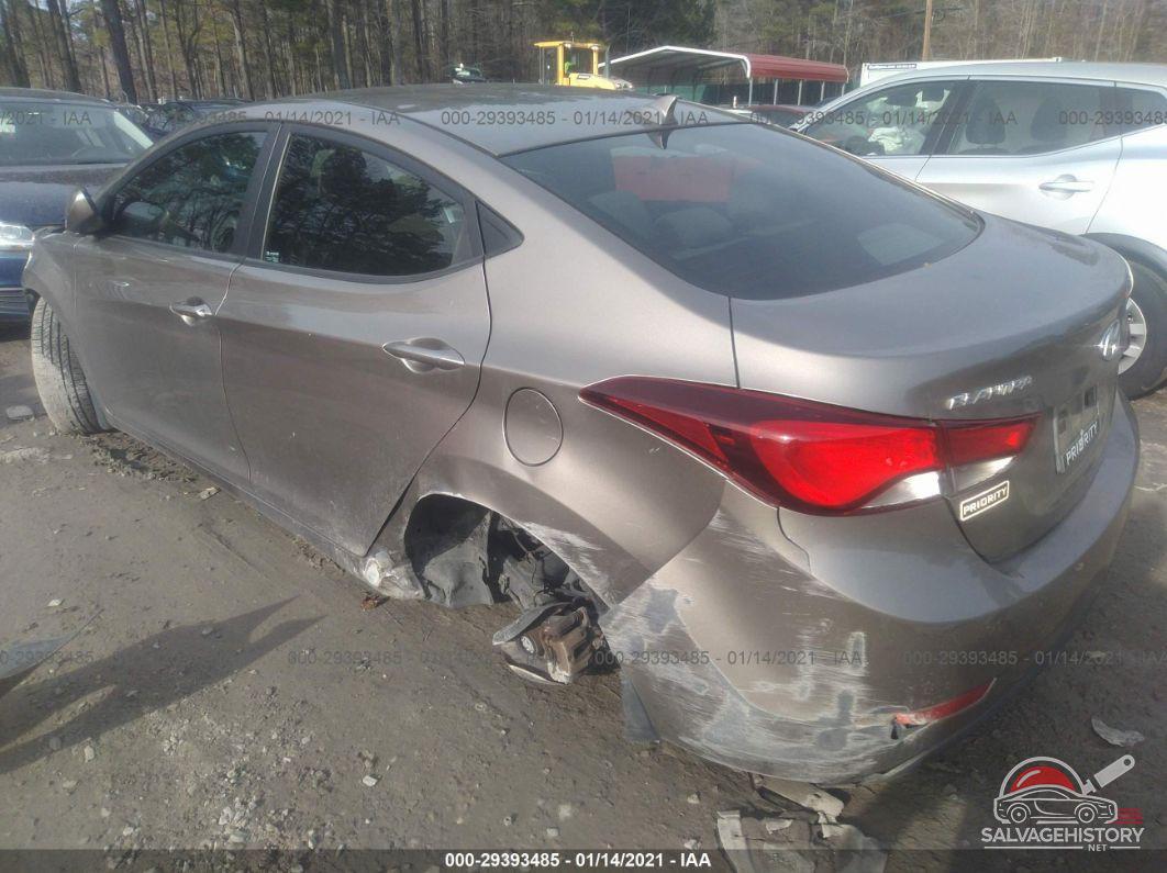 5NPDH4AE4FH633155 2015 HYUNDAI ELANTRA photo no. 3