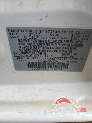 3N1CE2CP1JL356158 2018 NISSAN VERSA photo no. 12