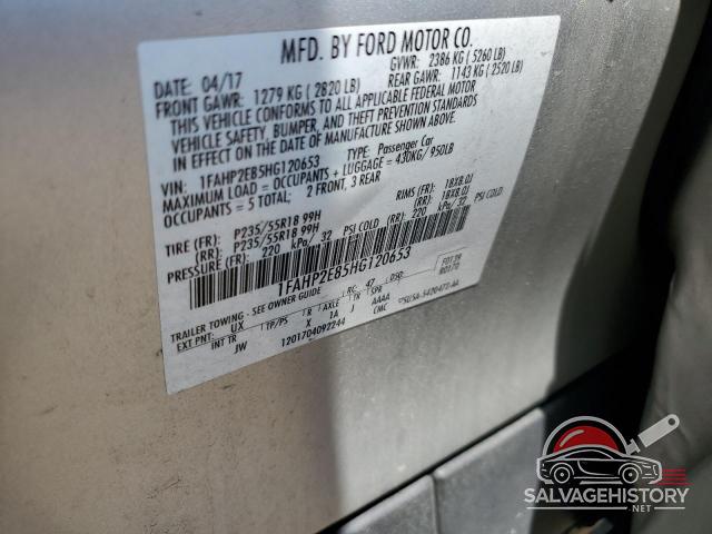 1FAHP2E85HG120653 2017 FORD TAURUS photo no. 12