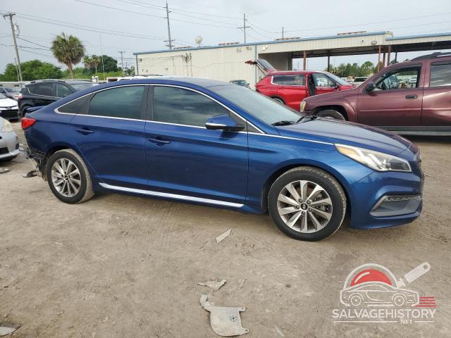 5NPE34AFXGH272835 2016 HYUNDAI SONATA photo no. 4