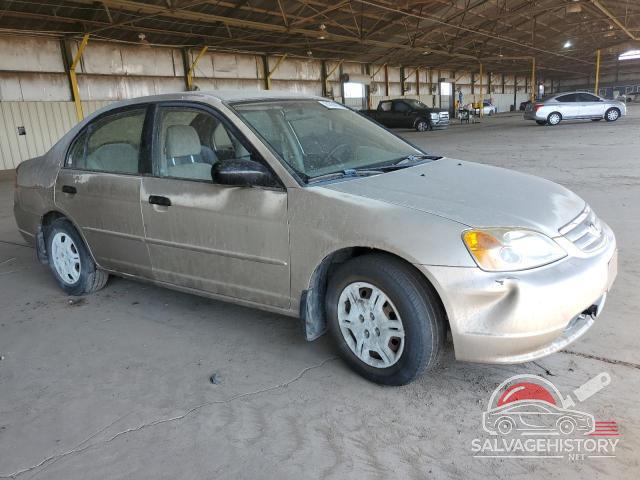 JHMES165X1S000035 2001 HONDA CIVIC photo no. 4