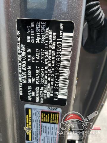 5XYZT3LB7FG300831 2015 HYUNDAI SANTA FE photo no. 13