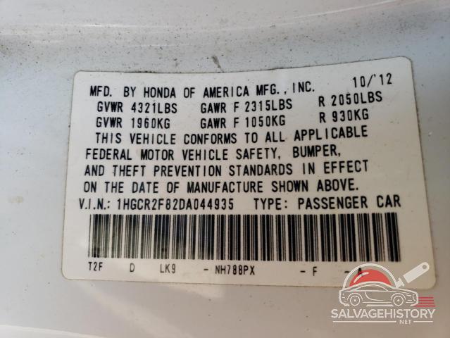 1HGCR2F82DA044935 2013 HONDA ACCORD photo no. 13