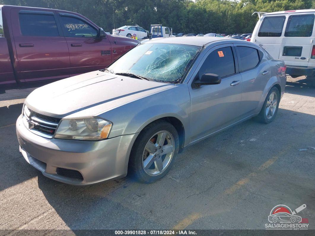 1C3CDZAB6DN630253 2013 DODGE AVENGER photo no. 2