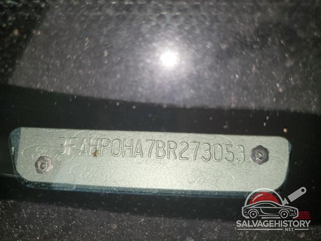 3FAHP0HA7BR273053 2011 FORD FUSION photo no. 12