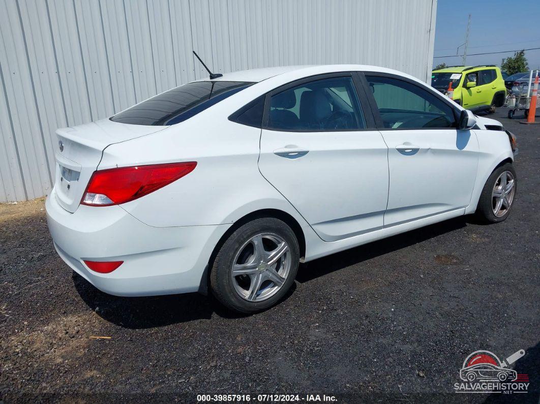 KMHCT4AE7GU084581 2016 HYUNDAI ACCENT photo no. 4
