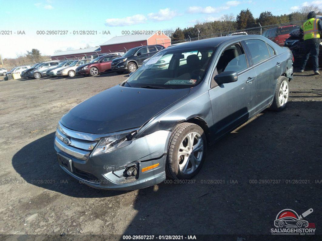 3FAHP0HGXCR216402 2012 FORD FUSION photo no. 2