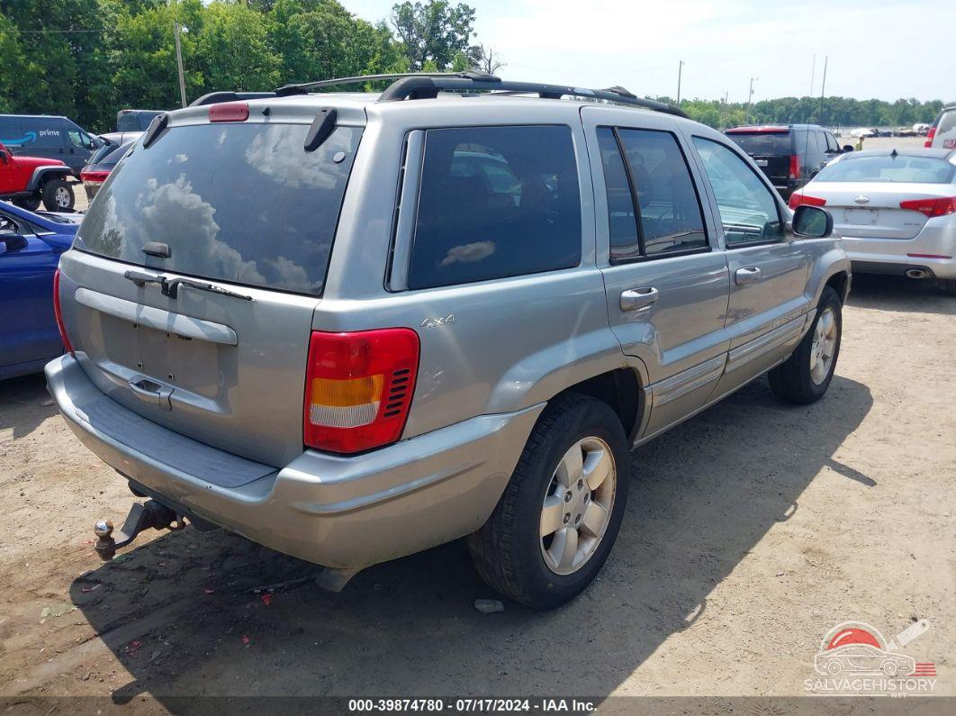 1J4GW58N21C627982 2001 JEEP GRAND CHEROKEE photo no. 4