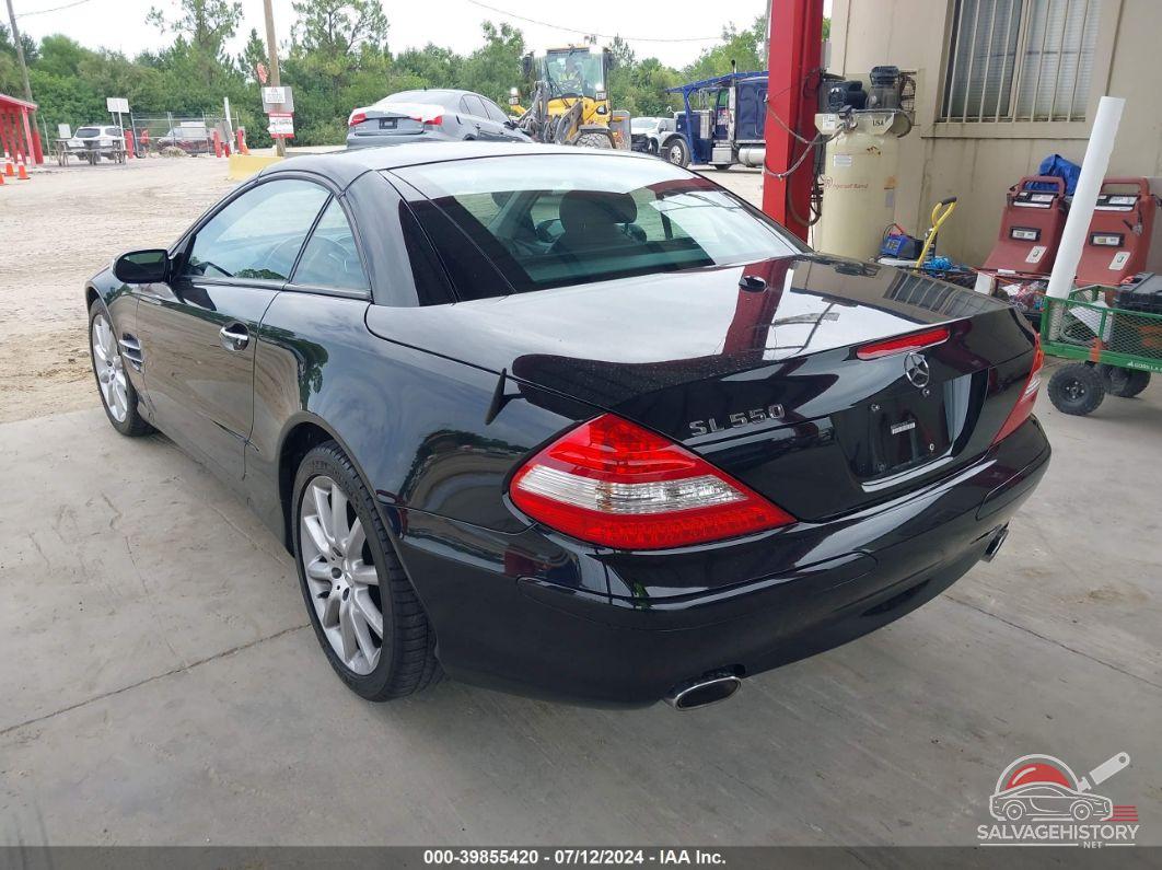 WDBSK71F17F130678 2007 MERCEDES-BENZ SL 550 photo no. 3
