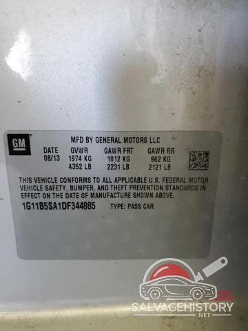 1G11B5SA1DF344885 2013 CHEVROLET MALIBU photo no. 12
