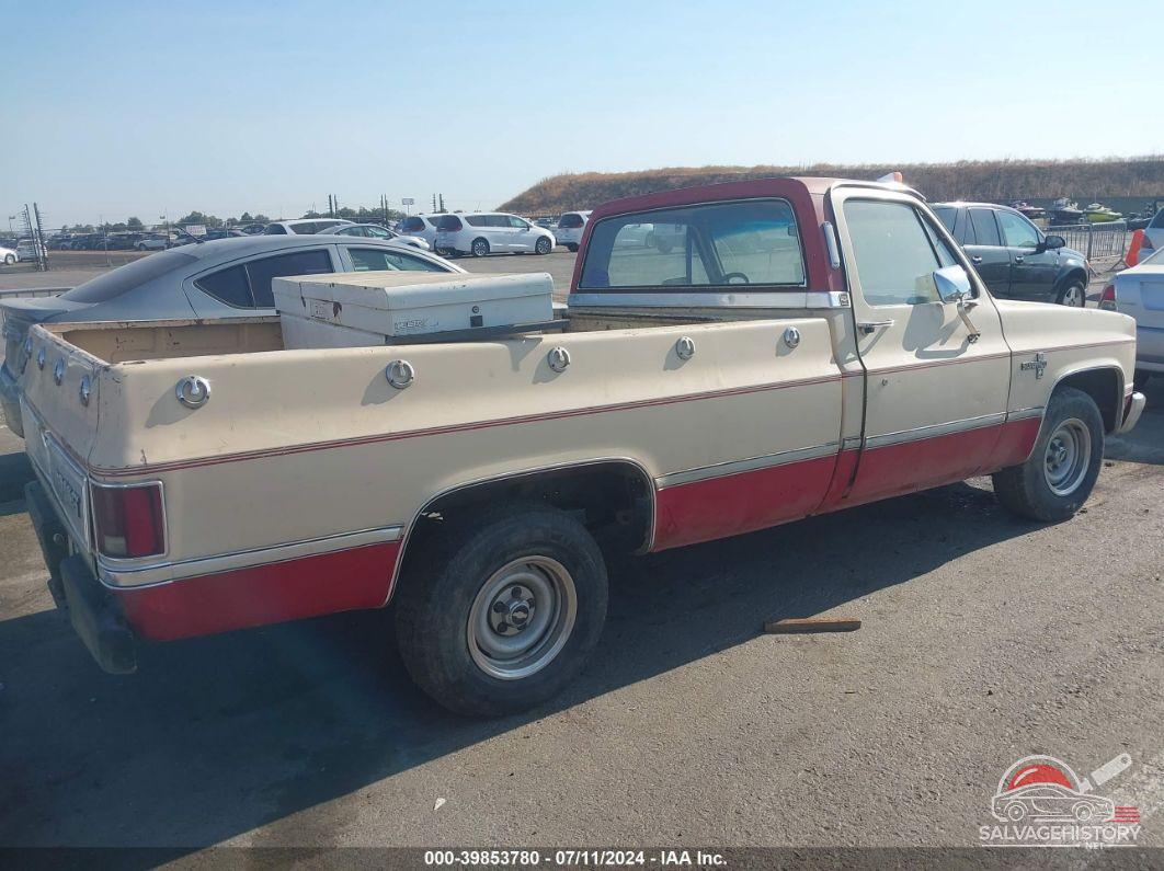 1GCDC14H2EF316521 1984 CHEVROLET C10 photo no. 4