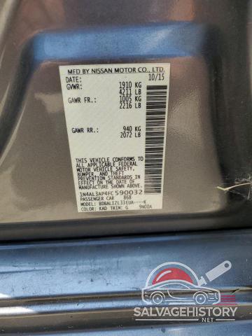 1N4AL3AP4FC590032 2015 NISSAN ALTIMA photo no. 12