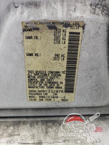 1N4AL3AP8FC212876 2015 NISSAN ALTIMA photo no. 12