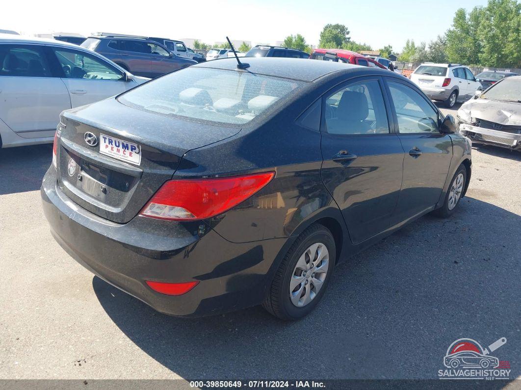 KMHCT4AE9GU065711 2016 HYUNDAI ACCENT photo no. 4