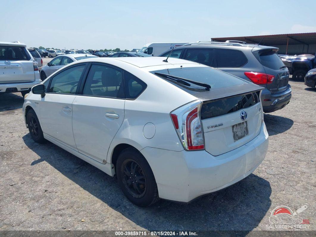 JTDKN3DU5C5424984 2012 TOYOTA PRIUS photo no. 3