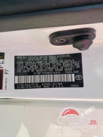 4T1BF1FK9HU314915 2017 TOYOTA CAMRY photo no. 13