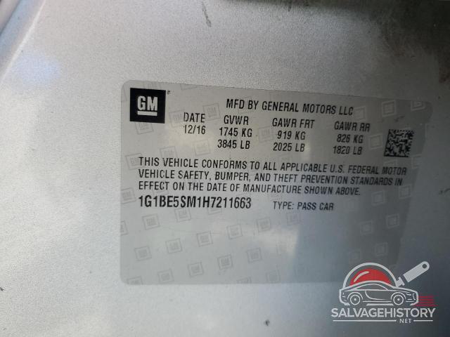 1G1BE5SM1H7211663 2017 CHEVROLET CRUZE photo no. 12
