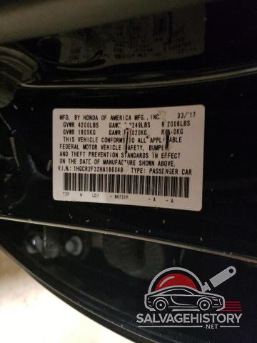 1HGCR2F32HA186048 2017 HONDA ACCORD photo no. 12