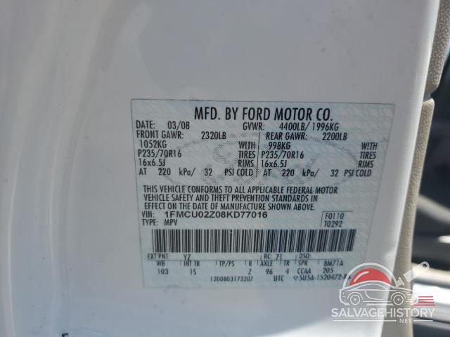 1FMCU02Z08KD77016 2008 FORD ESCAPE photo no. 13