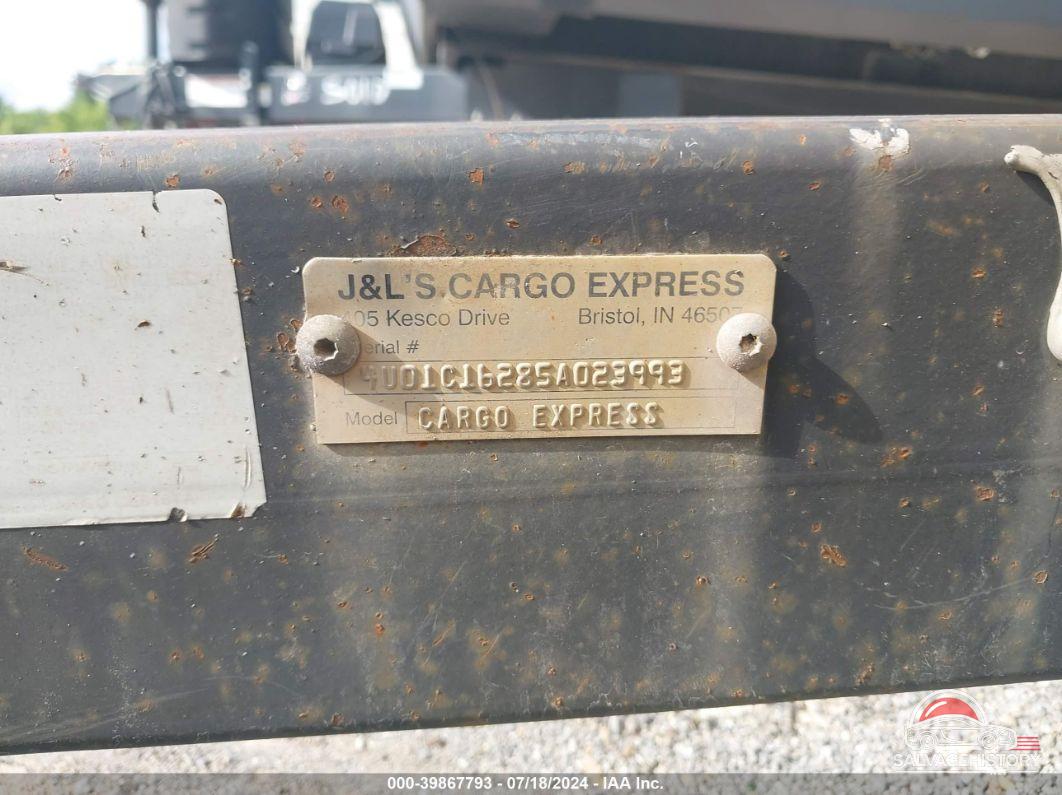 4U01C16285A023993 2005 WELLS CARGO TRAILER photo no. 9