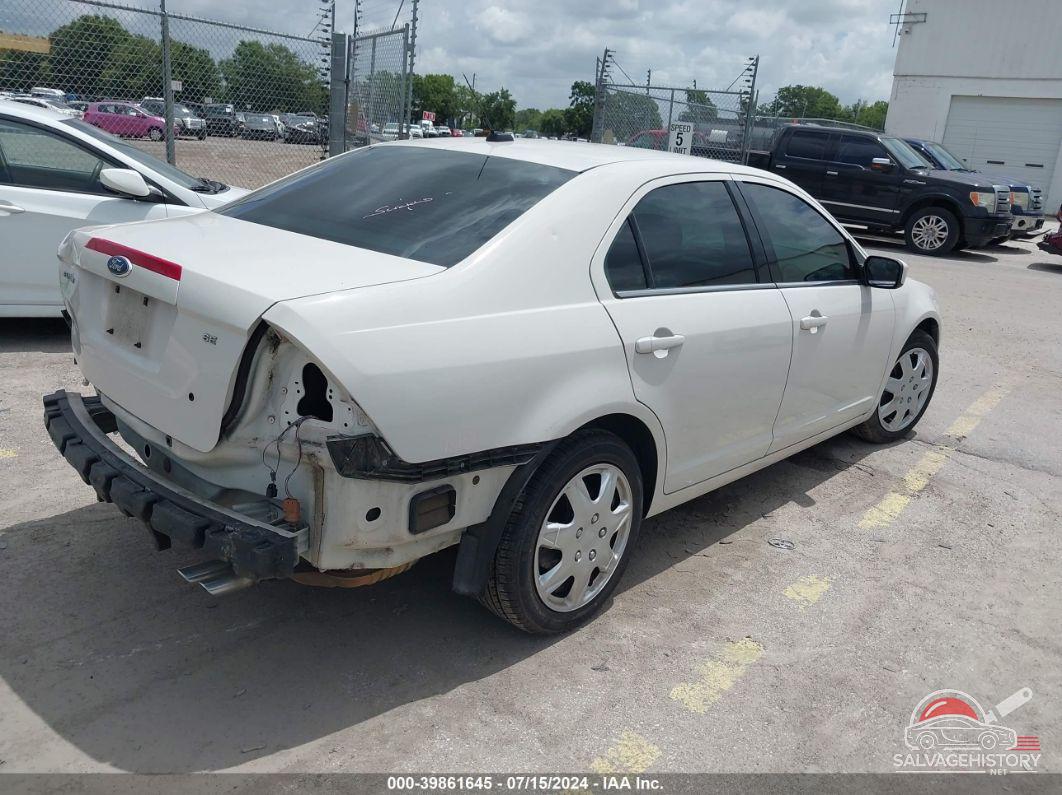 3FAHP0HA3BR141164 2011 FORD FUSION photo no. 4