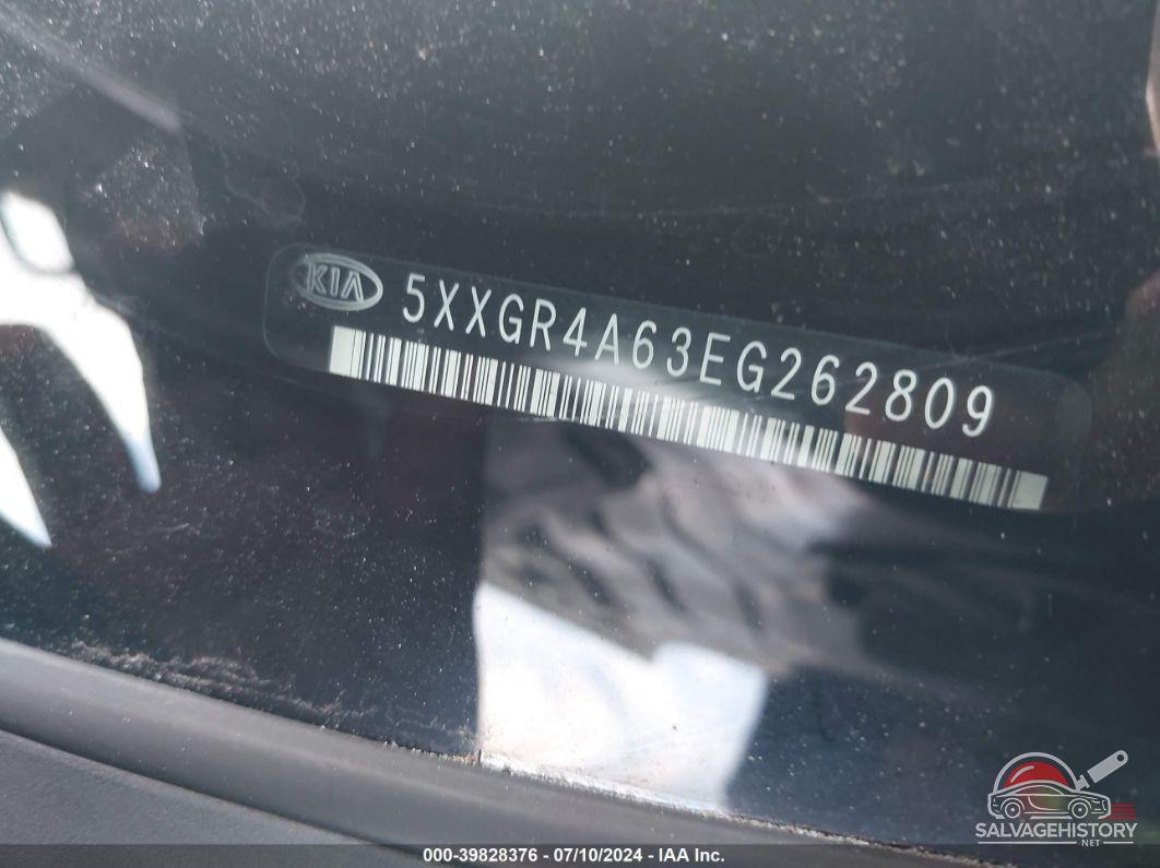 5XXGR4A63EG262809 2014 KIA OPTIMA photo no. 9