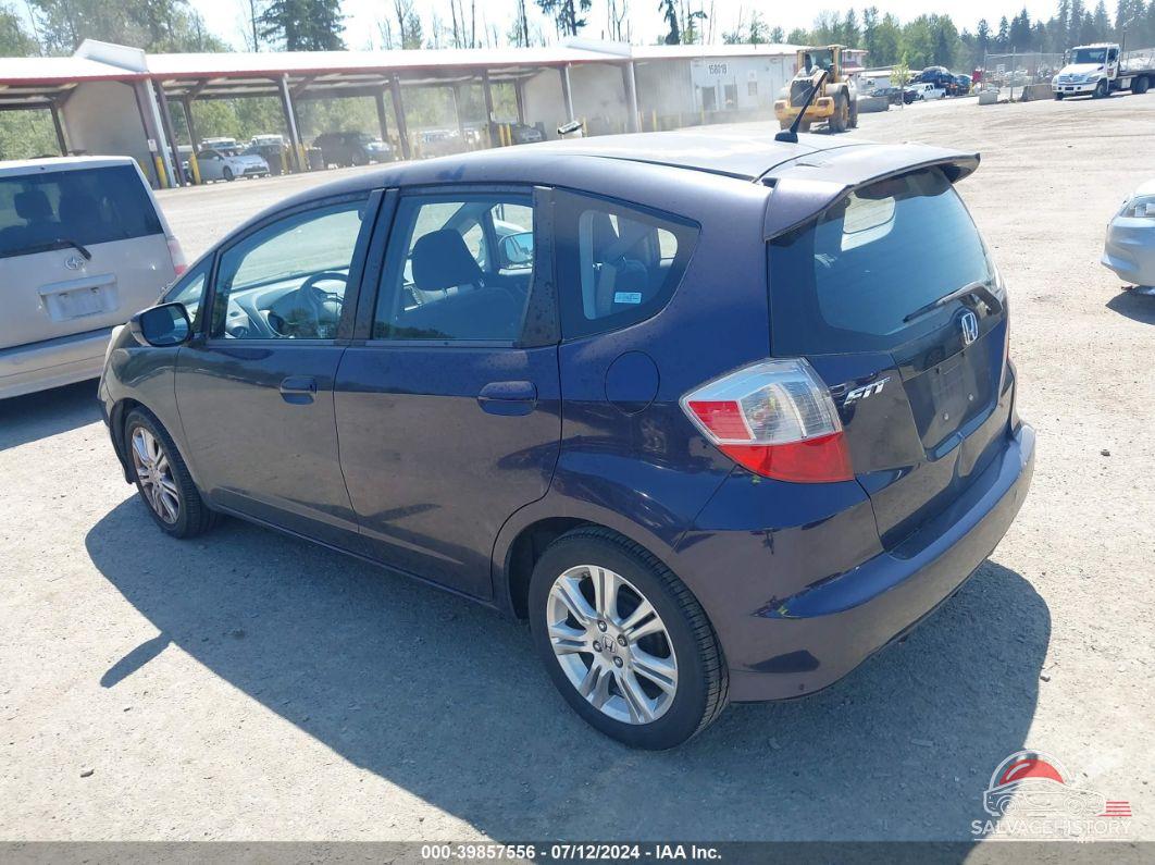 JHMGE88639S033050 2009 HONDA FIT photo no. 3