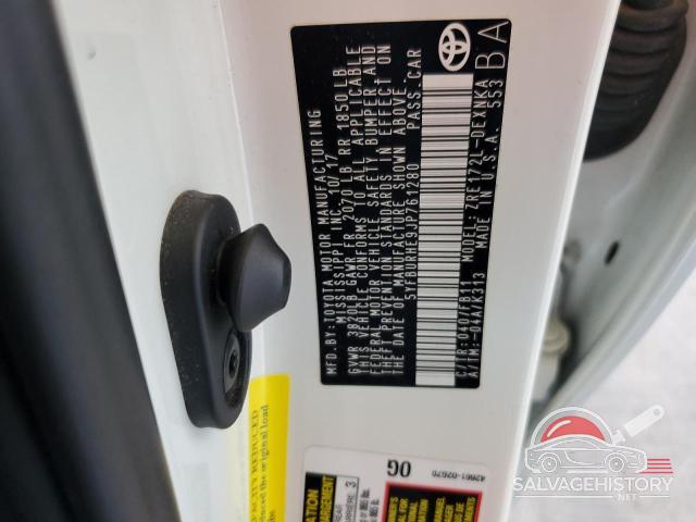 5YFBURHE9JP761280 2018 TOYOTA COROLLA photo no. 12