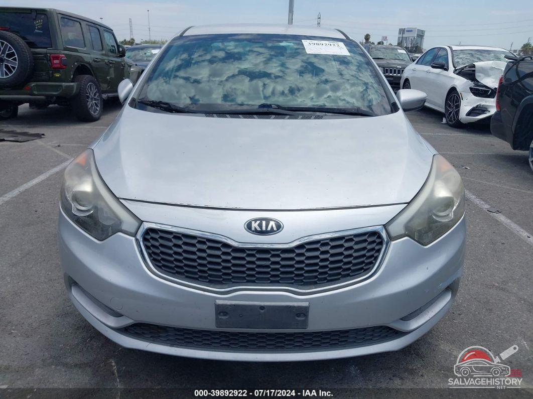 KNAFX4A62F5429472 2015 KIA FORTE photo no. 6