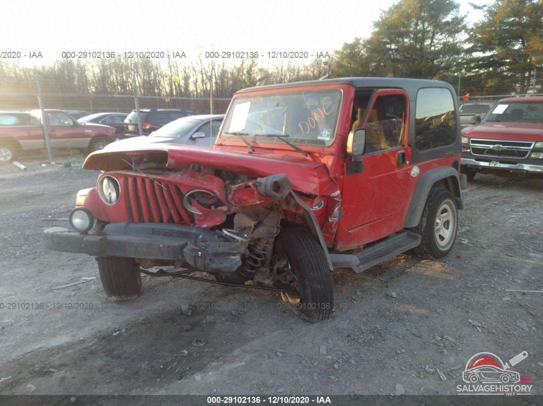 1J4FA49SX3P343097 2003 JEEP WRANGLER photo no. 2