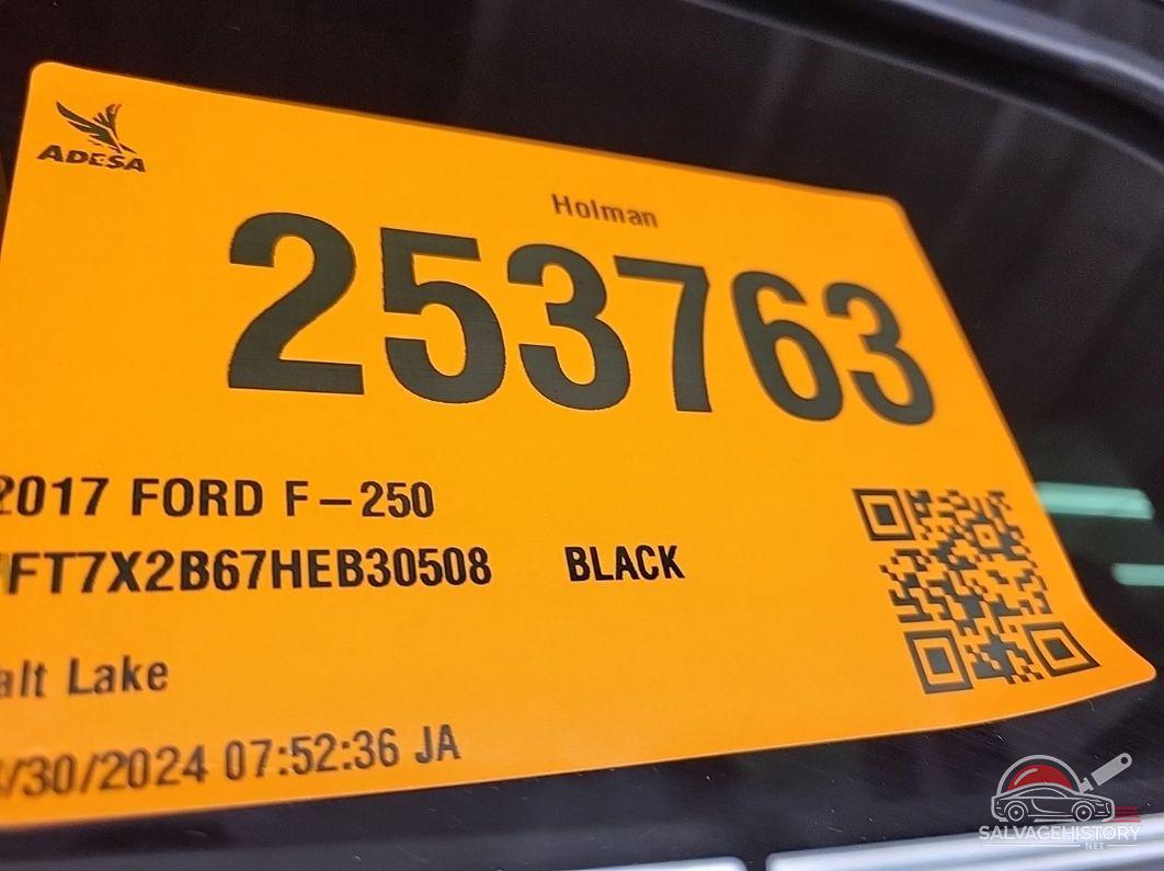 1FT7X2B67HEB30508 2017 FORD F250 photo no. 9