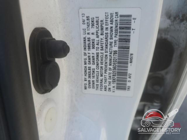 19XFB2E56DE031786 2013 HONDA CIVIC photo no. 12