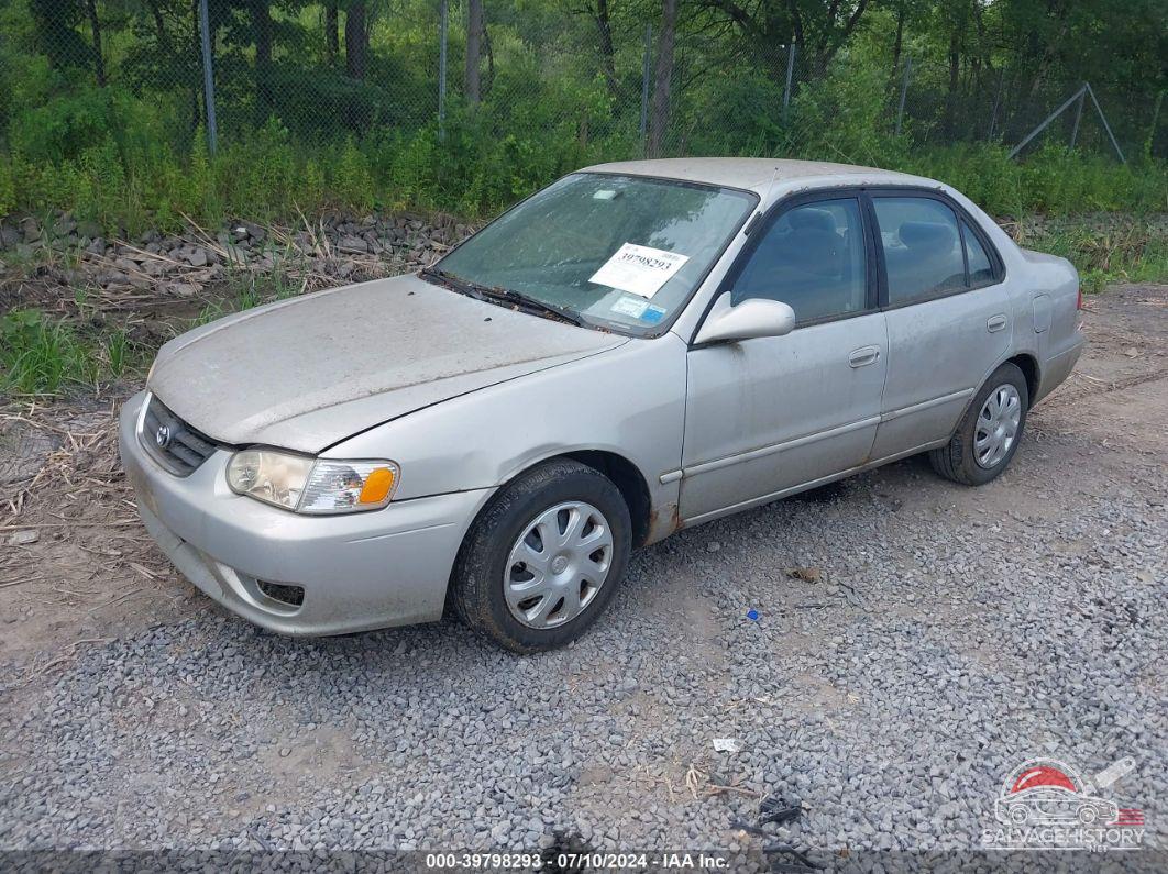 2T1BR12E71C395444 2001 TOYOTA COROLLA photo no. 2