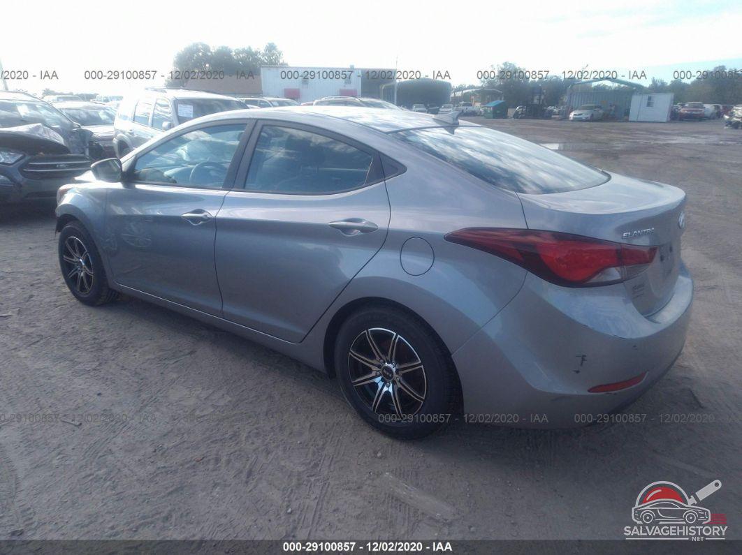 5NPDH4AE0GH751883 2016 HYUNDAI ELANTRA photo no. 3