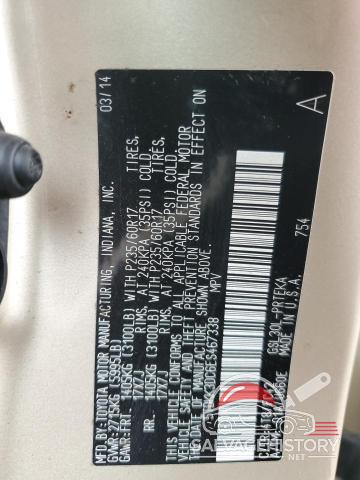 5TDKK3DC6ES467338 2014 TOYOTA All Models photo no. 14
