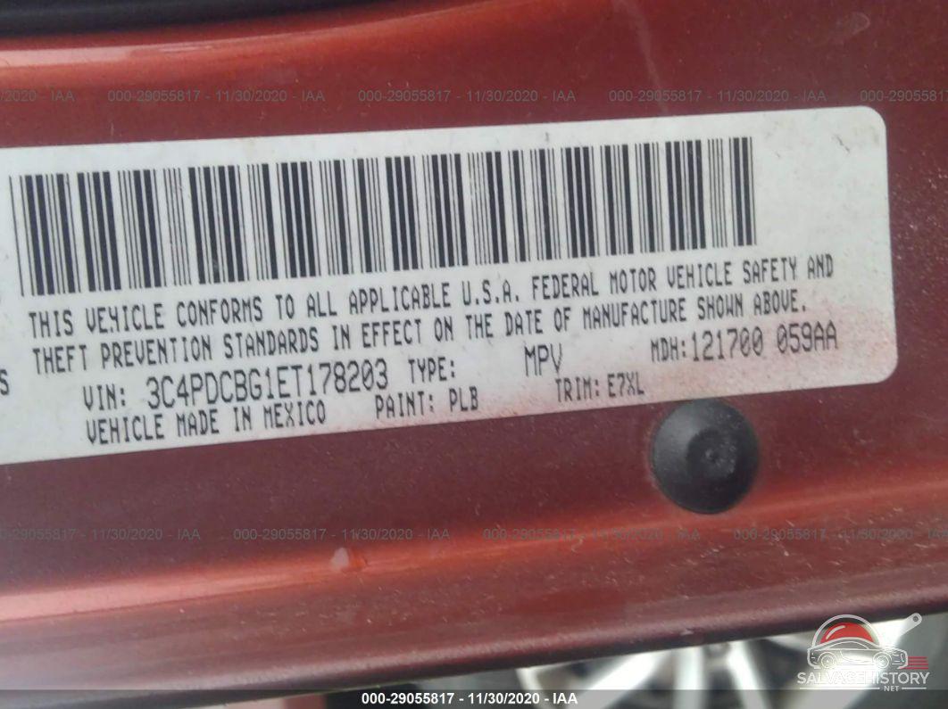 3C4PDCBG1ET178203 2014 DODGE JOURNEY photo no. 9