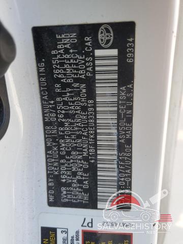 4T1BF1FK8EU833918 2014 TOYOTA CAMRY photo no. 12