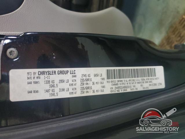 2A4RR5DG4BR665018 2011 CHRYSLER TOWN & COU photo no. 13