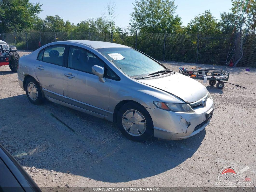 JHMFA36267S010787 2007 HONDA CIVIC HYBRID photo no. 6