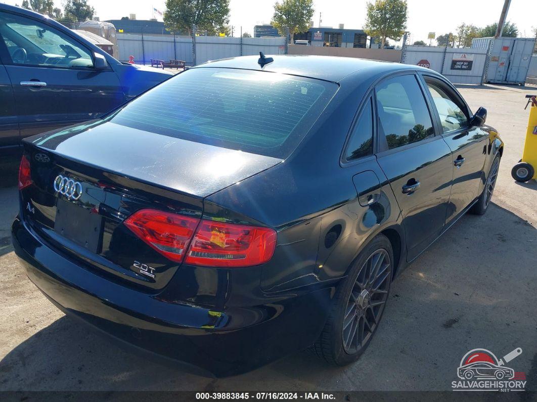 WAUBFAFL2BN051615 2011 AUDI A4 photo no. 4