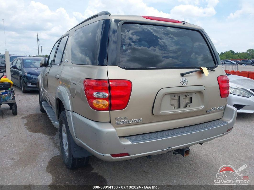 5TDBT44A32S090464 2002 TOYOTA SEQUOIA photo no. 3