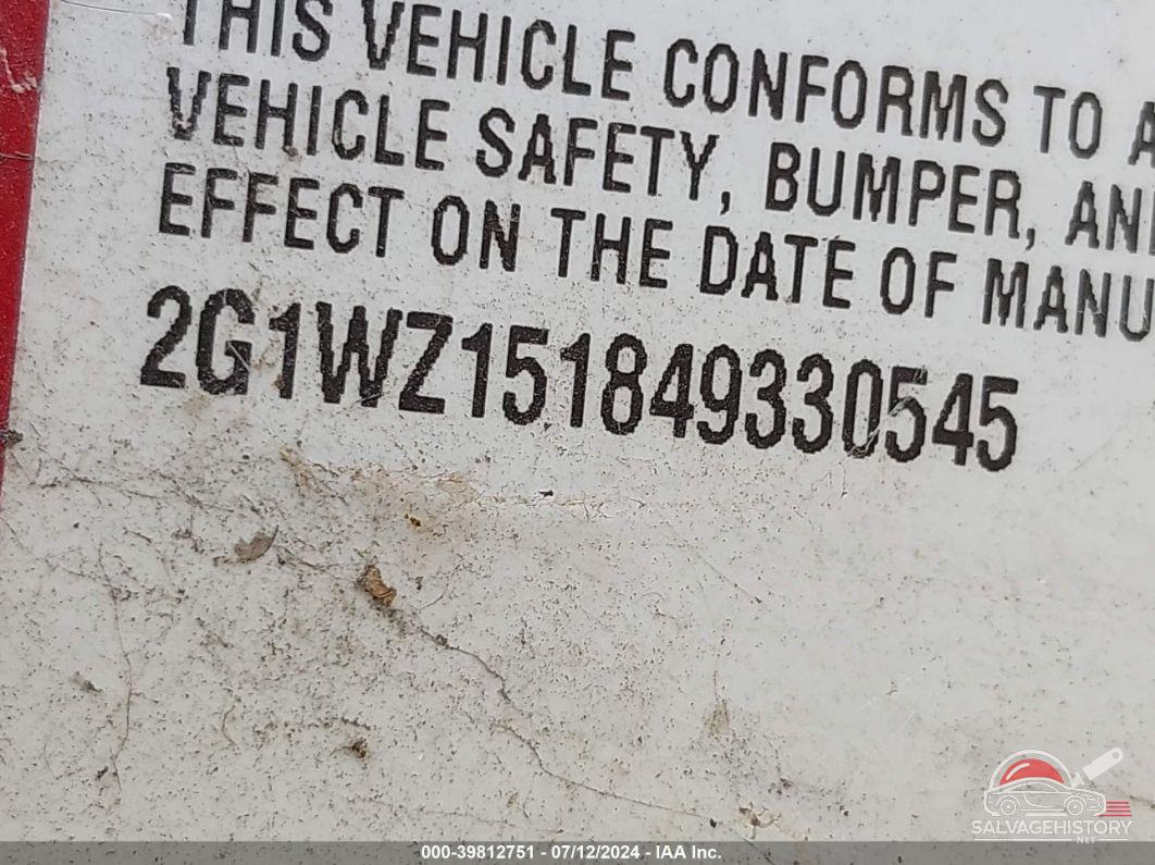 2G1WZ151849330545 2004 CHEVROLET MONTE CARLO photo no. 9