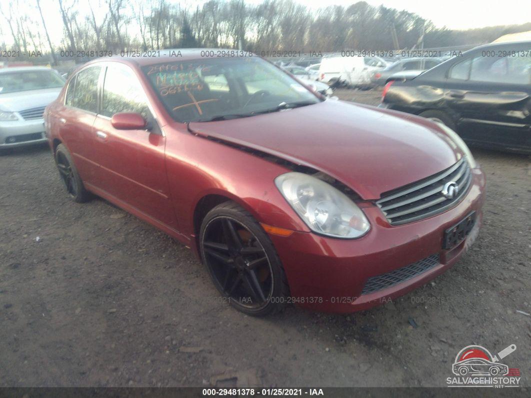 JNKCV51F56M602228 2006 INFINITI G35 SEDAN photo no. 1