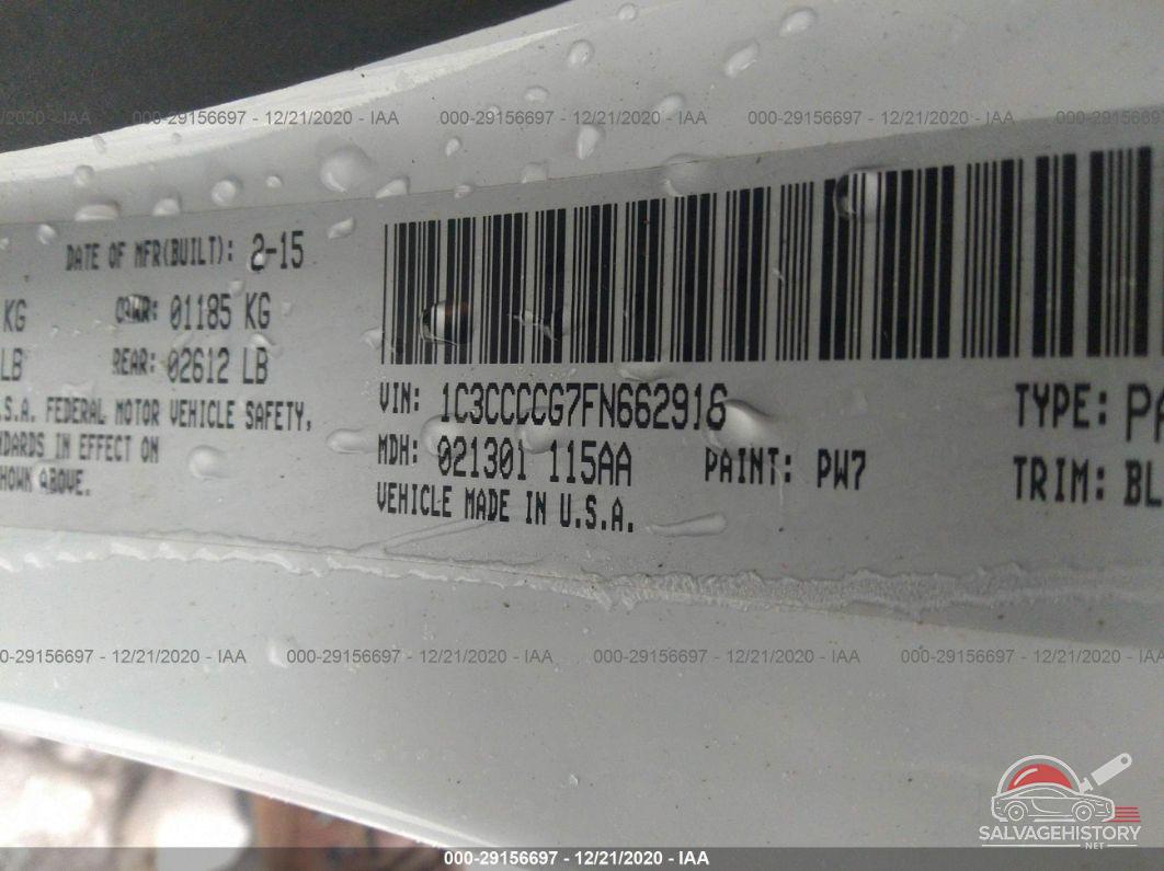 1C3CCCCG7FN662916 2015 CHRYSLER 200 photo no. 9