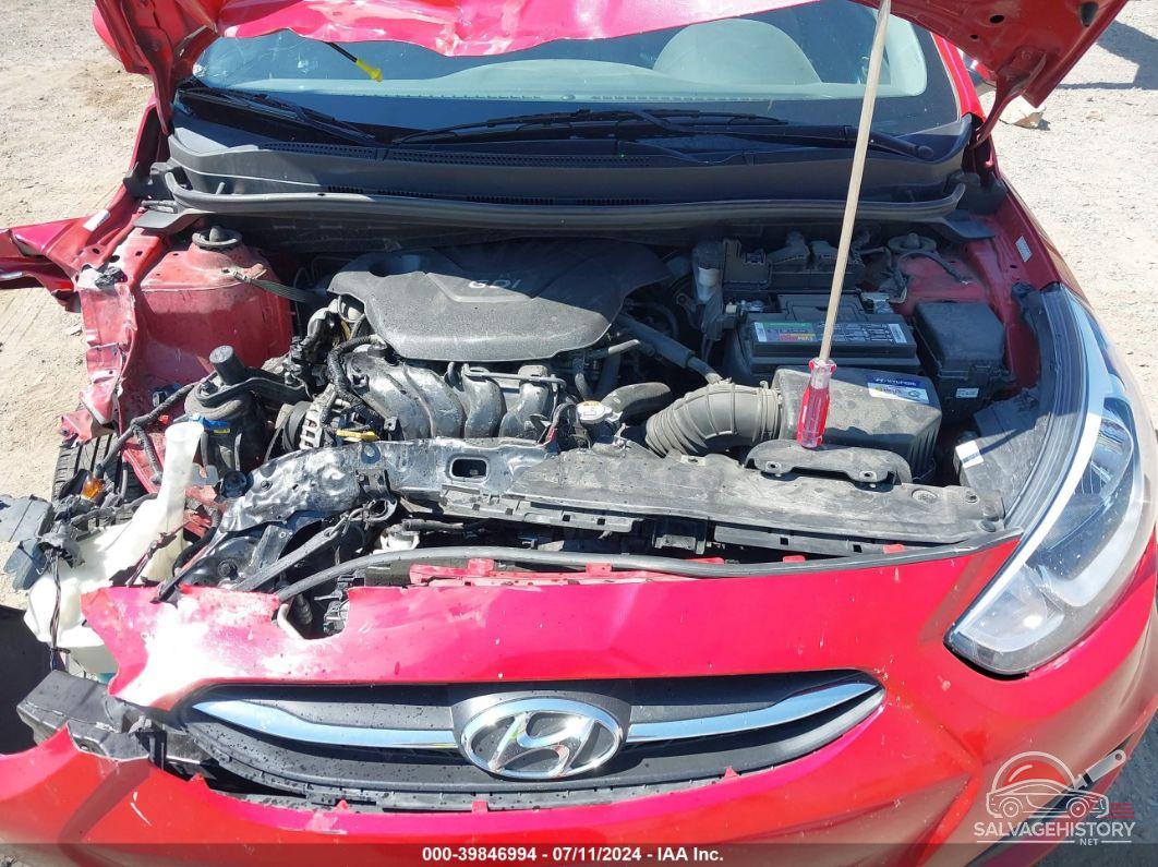 KMHCT4AEXGU145812 2016 HYUNDAI ACCENT photo no. 10